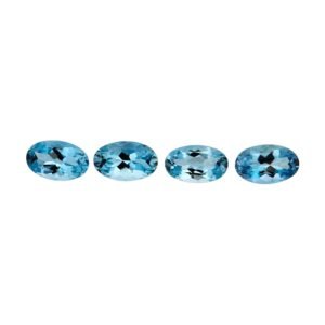 Aquamarine - Oval - 6 x 4 mm (ST)