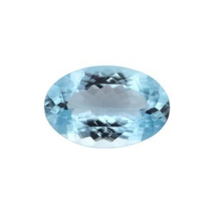 Aquamarine - Oval - 14.33 x 11.85 mm - 6.42 ct