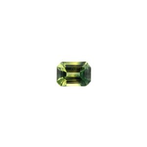 Australian Parti Sapphire - Emerald Cut - 7 x 5.1 mm - 1.28 ct