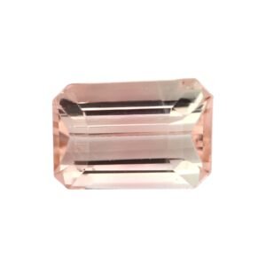Bi-Tourmaline - Emerald Cut - 10 x 7 mm - 2.67 ct