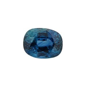 Nigerian Teal Sapphire - Cushion - 10 x 7.7 mm - 4.23 ct (NH)