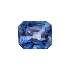 Blue Sapphire - Emerald Cut - 7.5 x 6.4 mm - 2.20 ct