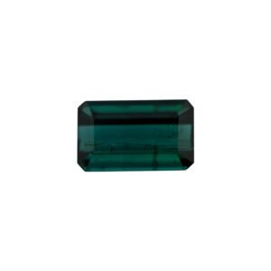 Bluish Green Tourmaline - Emerald Cut - 12.3 x 7.5 mm - 4.44 ct