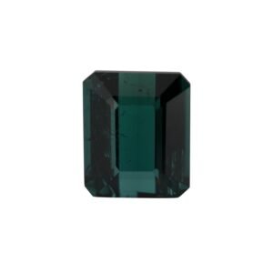 Bluish Green Tourmaline - Emerald Cut - 13.15 x 11 mm - 9.61 ct