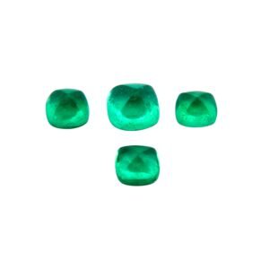 Colombian Emerald - Sugarloaf - 3.10 ct - Four Piece Set