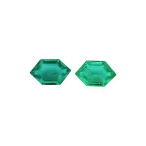 Emerald - Fancy (Pair) - 9.2 x 5.8 mm - 2.28 ct