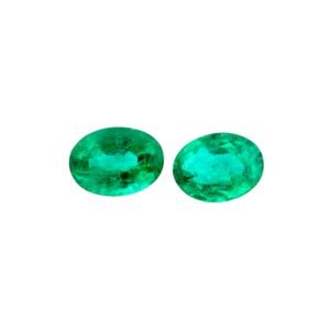 Emerald - Oval (Pair) - 7 x 5.2 mm - 1.64 ct