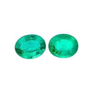 Emerald - Oval (Pair) - 10 x 8 (+/-) - 5.82 ct
