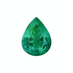 Emerald - Pear Shape - 12.5 x 9.6 mm - 3.95 ct