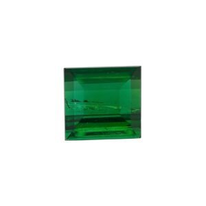Green Tourmaline - Square Cut - 8.5 mm - 3.81 ct