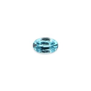 Natural Blue Zircon - Oval - 11.35 x 7.2 mm - 4.42 ct