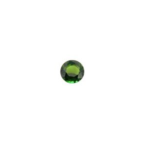 Natural Green Zircon - Round - 6.8 mm - 1.31 ct
