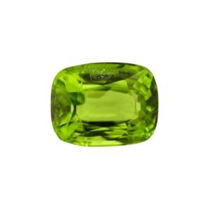 Peridot (Burmese) - Cushion - 12.4 x 9.7 mm - 7.23 ct