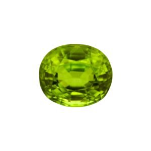 Peridot (Burmese) - Oval - 12 x 10.3 mm - 7.13 ct