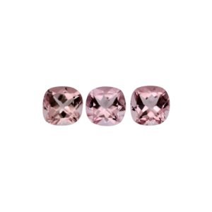 Pink Morganite - Cushion - 5 mm (Dark)