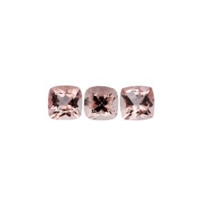 Pink Morganite - Cushion - 6 mm