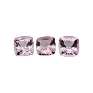 Pink Morganite - Cushion - 8 mm