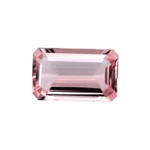 Pink Morganite - Emerald Cut - 14.6 x 9 mm - 5.41 ct