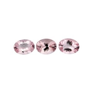 Pink Morganite - Oval - 6 x 4 mm (Dark Pink)