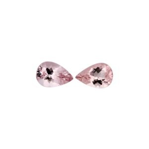 Pink Morganite - Pear shape - 9 x 6 mm (Dark Pink)