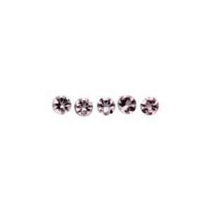 Pink Morganite - Round - 2.50 mm