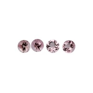 Pink Morganite - Round - 4 mm (Dark Pink)