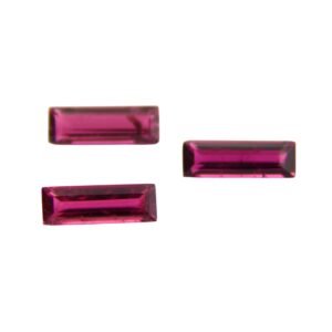 Pink Tourmaline - Baguette - 12 x 4 mm