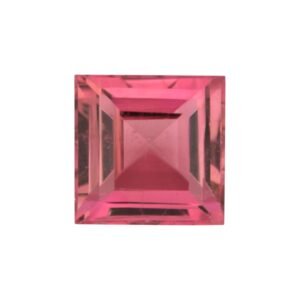 Pink Tourmaline - Square Cut - 7 mm - 1.93 ct