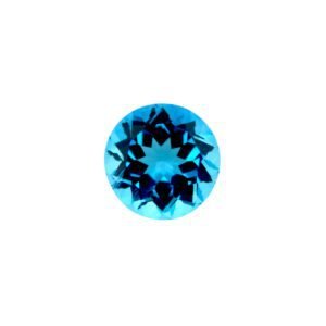 Swiss Blue Topaz - Round - 13 mm - 9.24 ct