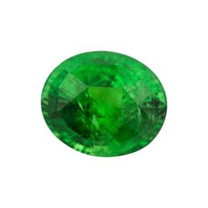 Tsavorite - Oval - 10.7 x 9 mm - 5.00 ct