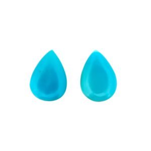 Turquoise (CAB) - Pear Shape (Pair) - 14 x 10 mm - 5.76 ct