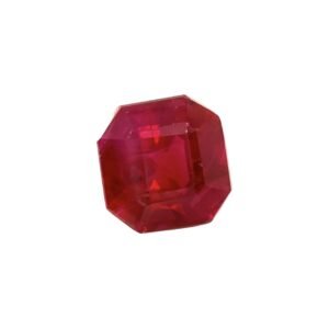 Burmese Ruby - Emerald Cut - 5.55 x 5.45 mm - 1.04 ct (NH)
