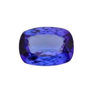 Tanzanite - Cushion - 14 x 10.2 mm - 6.95 ct