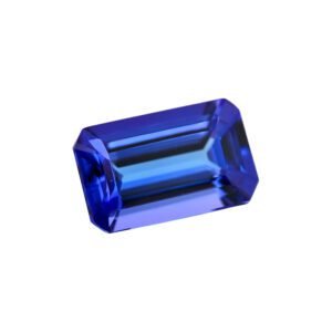 Tanzanite - Emerald Cut - 12 x 7.4 mm - 3.82 ct