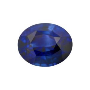 Royal Blue Sapphire - Oval - 9.7 x 7.8 mm - 3.21 ct