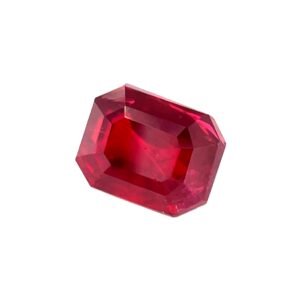 Ruby Pigeon Blood Red - Emerald Cut - 7.23 x 5.65 mm - 1.76 ct (NH)