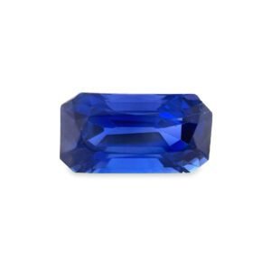 Blue Sapphire - Radiant Cut - 10.5 x 5.5 mm - 2.63 ct