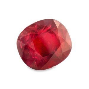Deep Red Ruby - Cushion - 9.1 x 7.91 mm - 4.01 ct (GRS Certified NH)