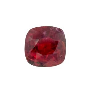Unheated Ruby Pigeon Blue Red - Cushion 6.69 x 6.56 mm - 2.04 ct